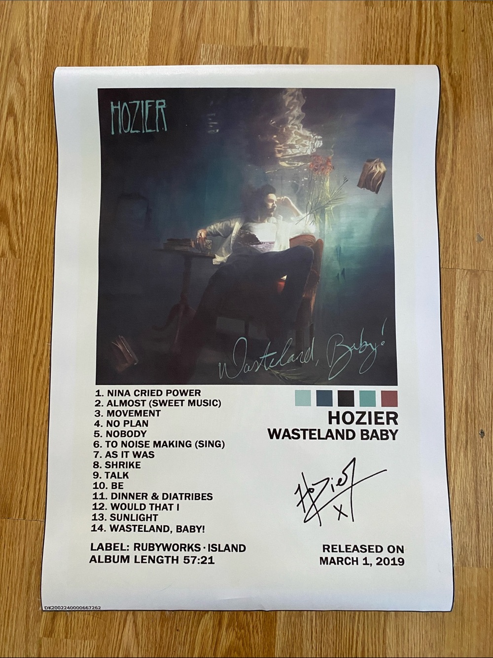 Hozier Wasteland Baby Poster